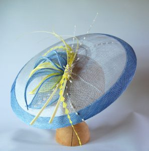 In addition a matching fascinator was created