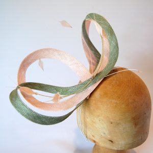 Rose Sage, to match a large headpiece